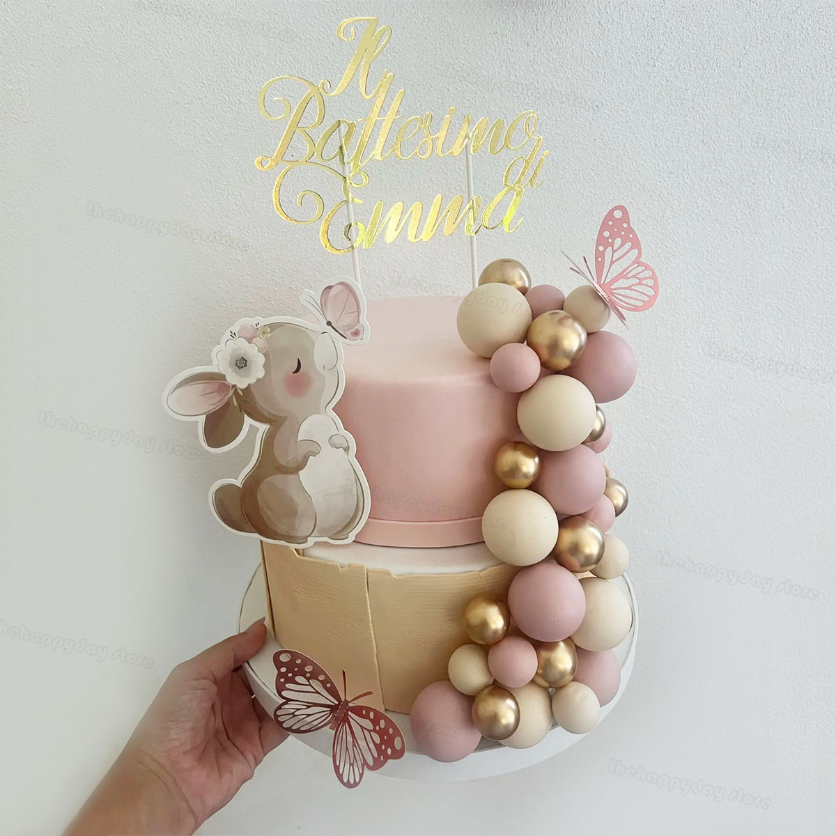 1Set hiasan kue bola emas krim - Baby Products Lotion ulasan dan harga
