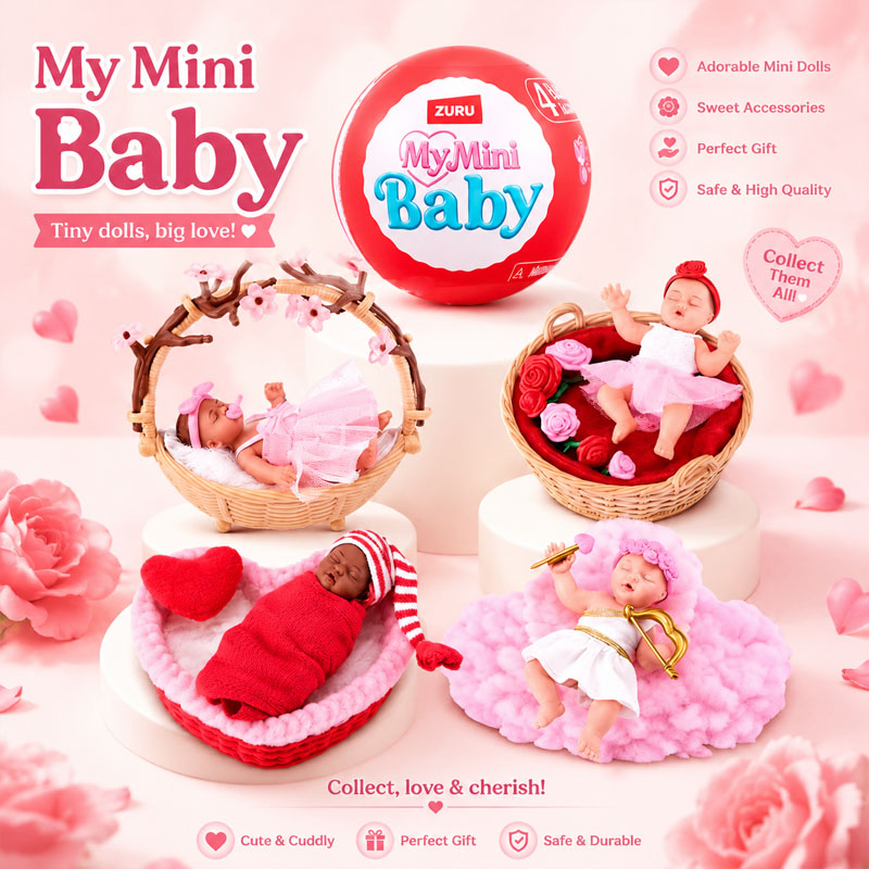 Zuru Mini Brand My Mini Baby S - Baby Products Good Brand ulasan dan harga