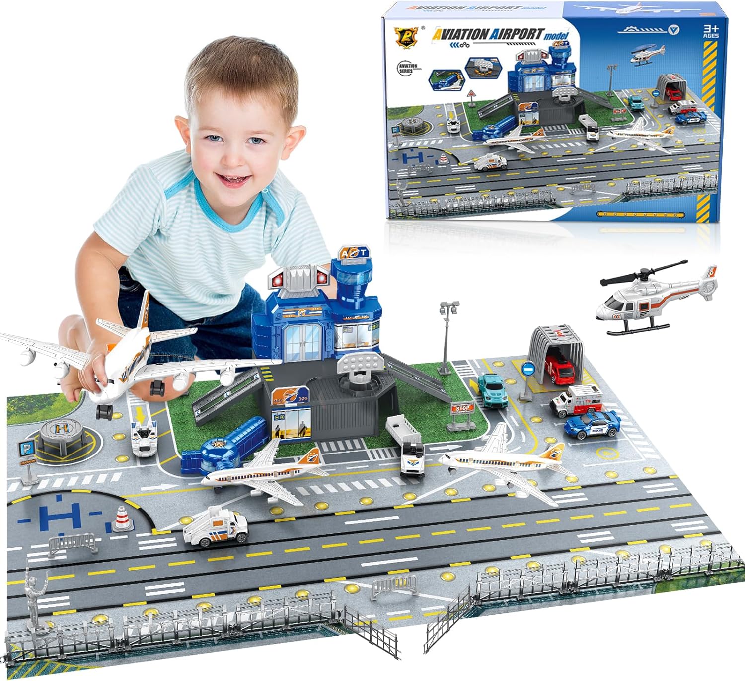 Set Mainan Pemandangan Bandara - Play Mat ulasan dan harga