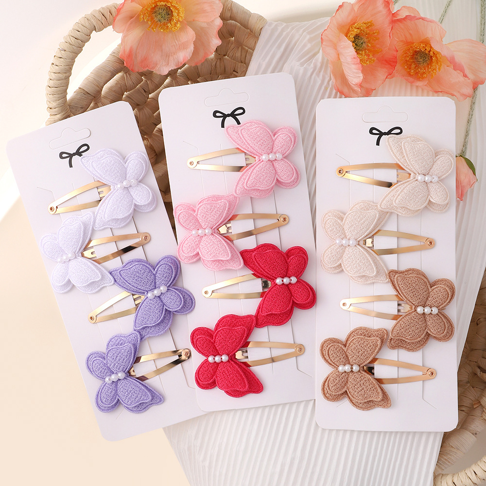 Set Jepit Rambut Kupu-kupu 4 B - Baby Products Set ulasan dan harga