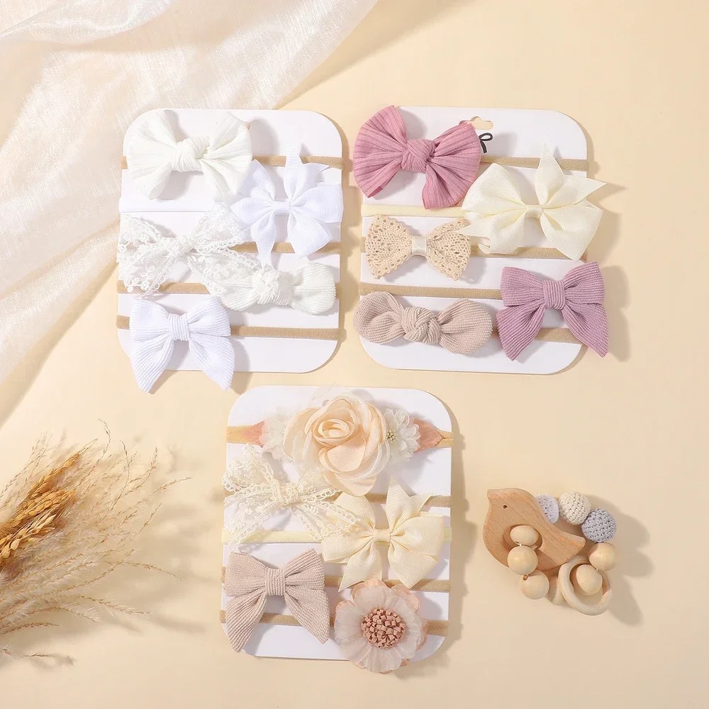 5 Buah Ikat Kepala Busur Renda - Baby Products Set ulasan dan harga