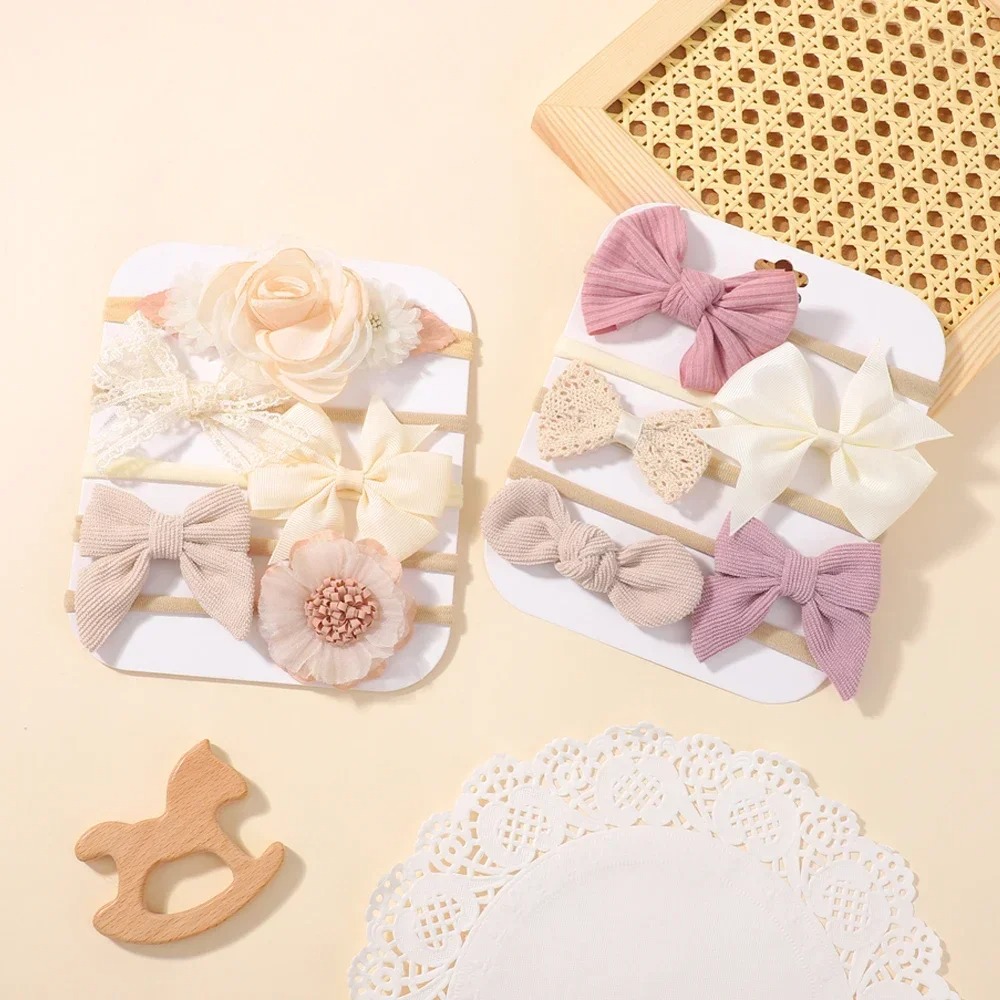 5 Buah Ikat Kepala Busur Renda - Baby Products Set ulasan dan harga