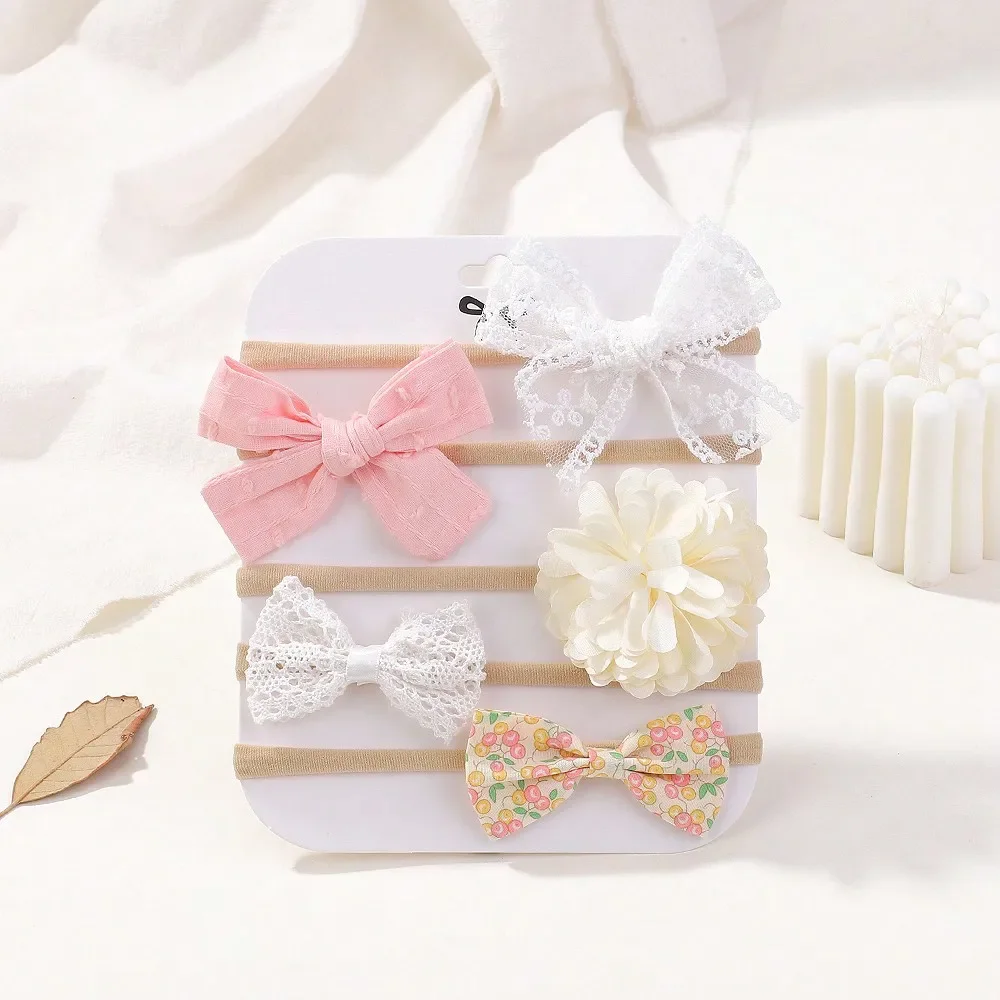 5 Buah/Set Ikat Kepala Elastis - Baby Products Set ulasan dan harga
