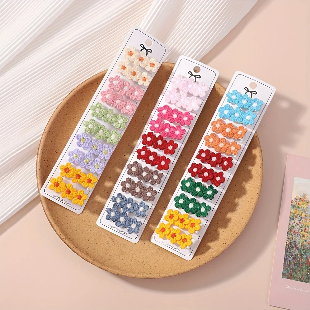 10 Buah/Set Jepit Rambut Bunga - Baby Products Set ulasan dan harga