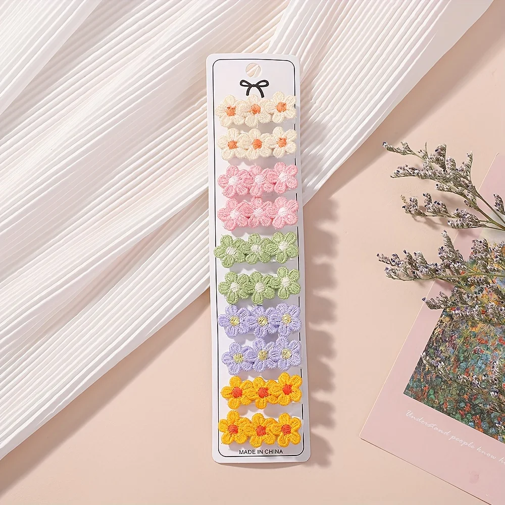 10 Buah/Set Jepit Rambut Bunga - Baby Products Set ulasan dan harga