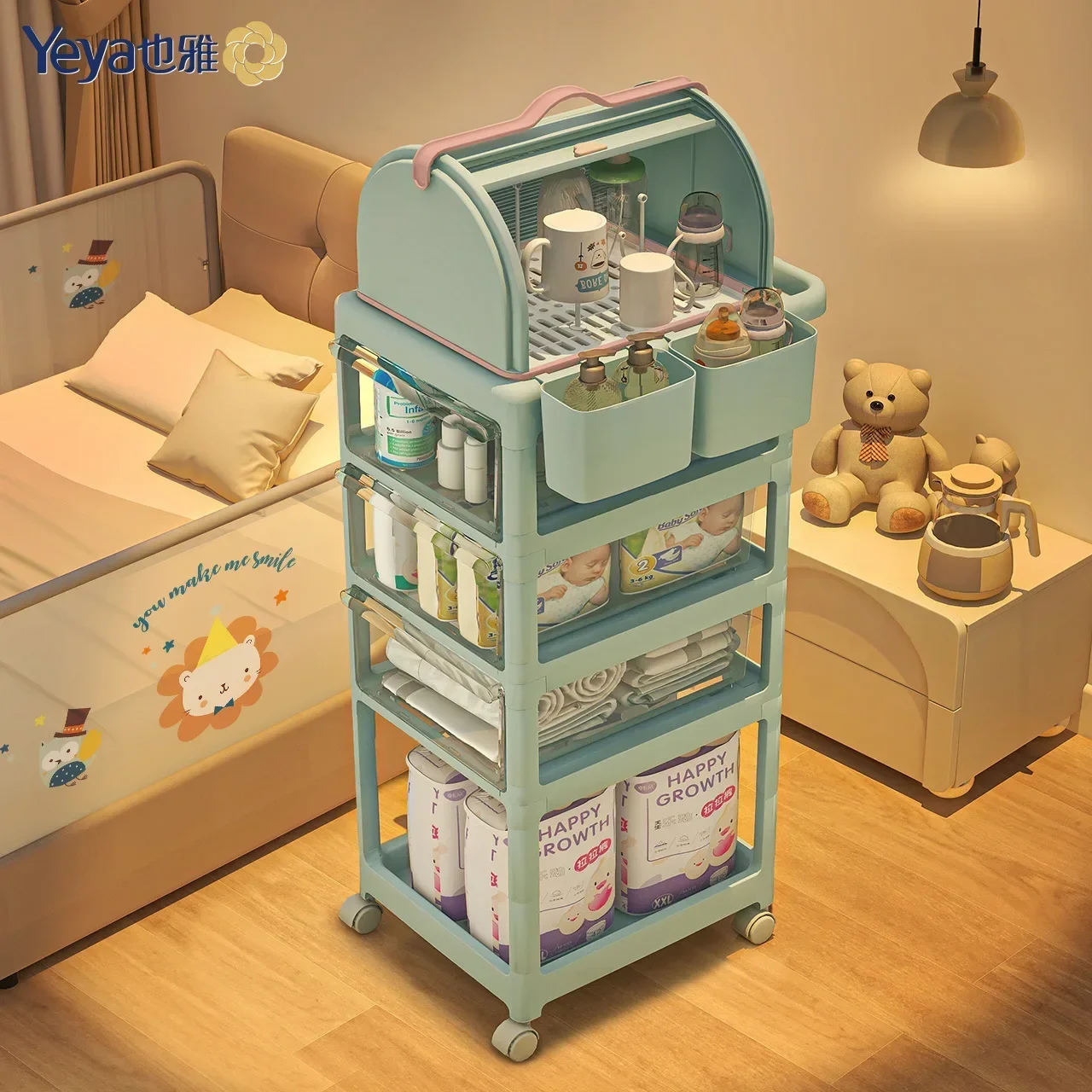 Rak penyimpanan ponsel-troli p - Baby Products Eco Friendly ulasan dan harga